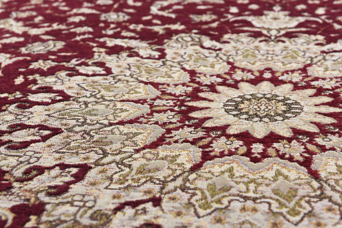 FLACHWEBTEPPICH Flomi Garden 60x90 cm - Rot, Textil (60/90cm) - THEKO