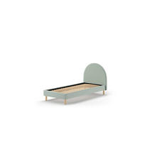 KINDERBETT MOON Grün 97x212x107 cm - Grün, Holz - FURNLUX