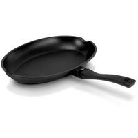 FISCHPFANNE Energy R mit keramischer Antihaftbeschichtung 34 x 23 cm - geeignet für alle Wärmequellen - Schwarz, Metall (1/35/9cm)