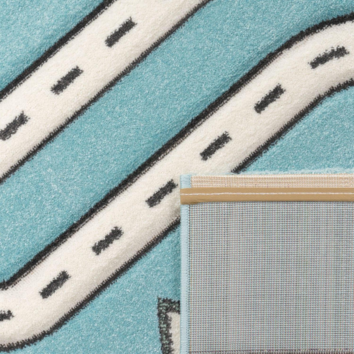 KINDERTEPPICH 80/150 DIAMOND 710 - Blau, Kunststoff (80/150cm) - Paco Home