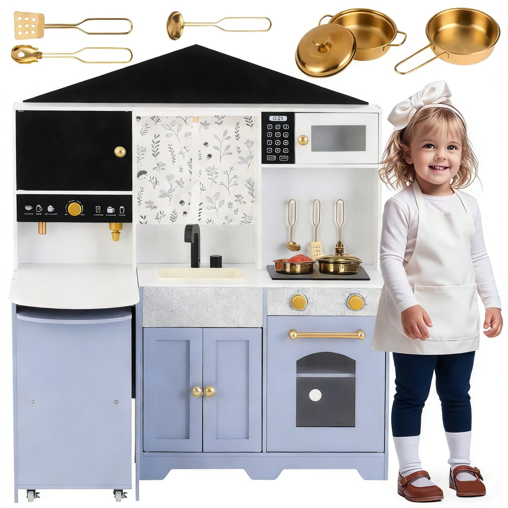 Ej. Life Kinderküche Lila 60x105x90 cm