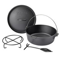 DUTCH OVEN 6L - Schwarz, Metall (29.5cm) - TAINO