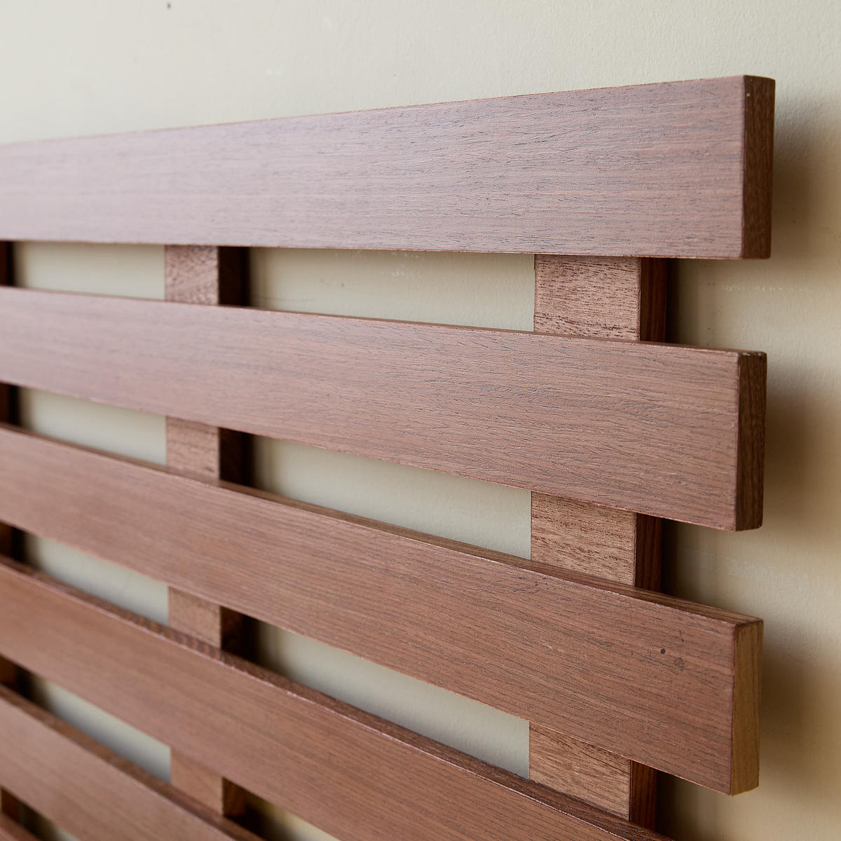 BETTKOPFTEIL Rechteckig Braun 160 cm - Braun, Holz (160/108.5/3.5cm) - Nordlys