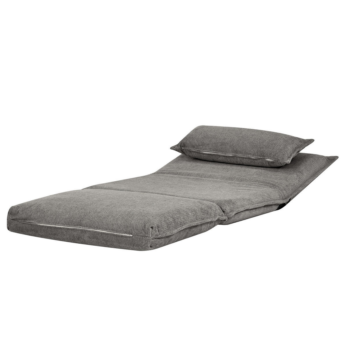 SCHLAFSESSEL - Grau, Textil/Metall (86/59/67cm) - home24