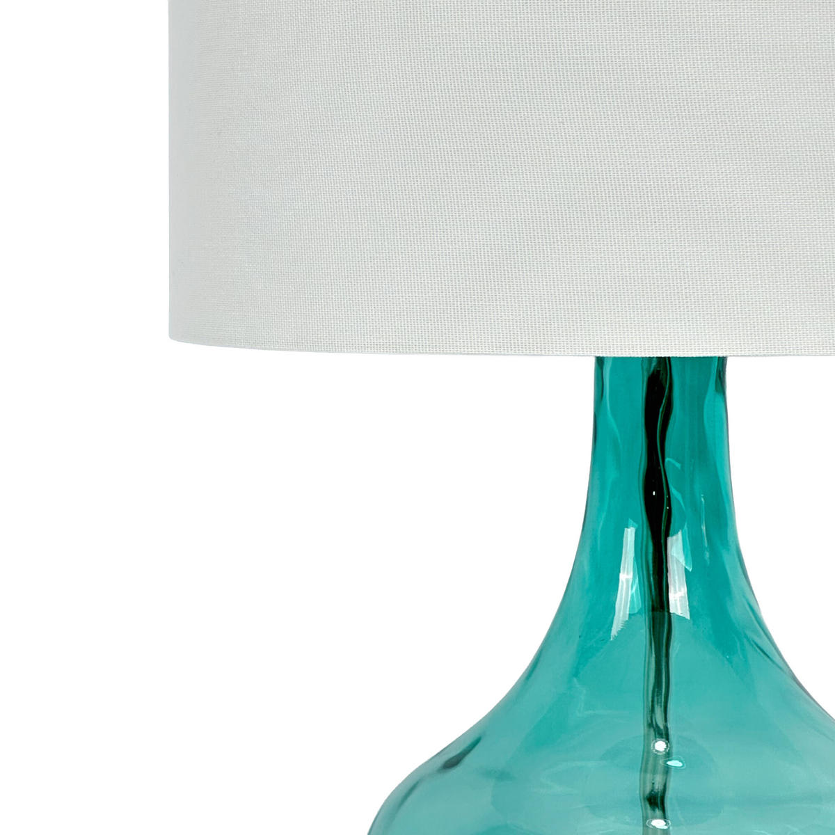 TISCHLAMPE - Multicolor, Glas/Textil (30.5/30.5/62cm) - Relaxdays