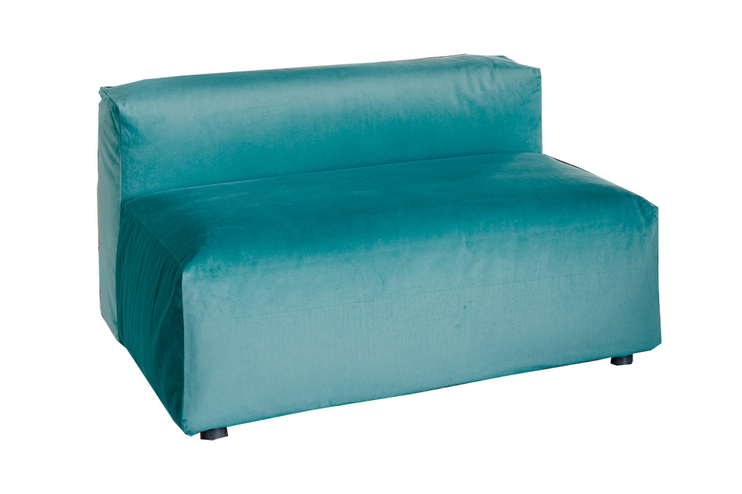 SESSEL MIA Grün Velvet - Schwarz/Grün, Kunststoff/Textil (120/72/120cm) - KAWOLA