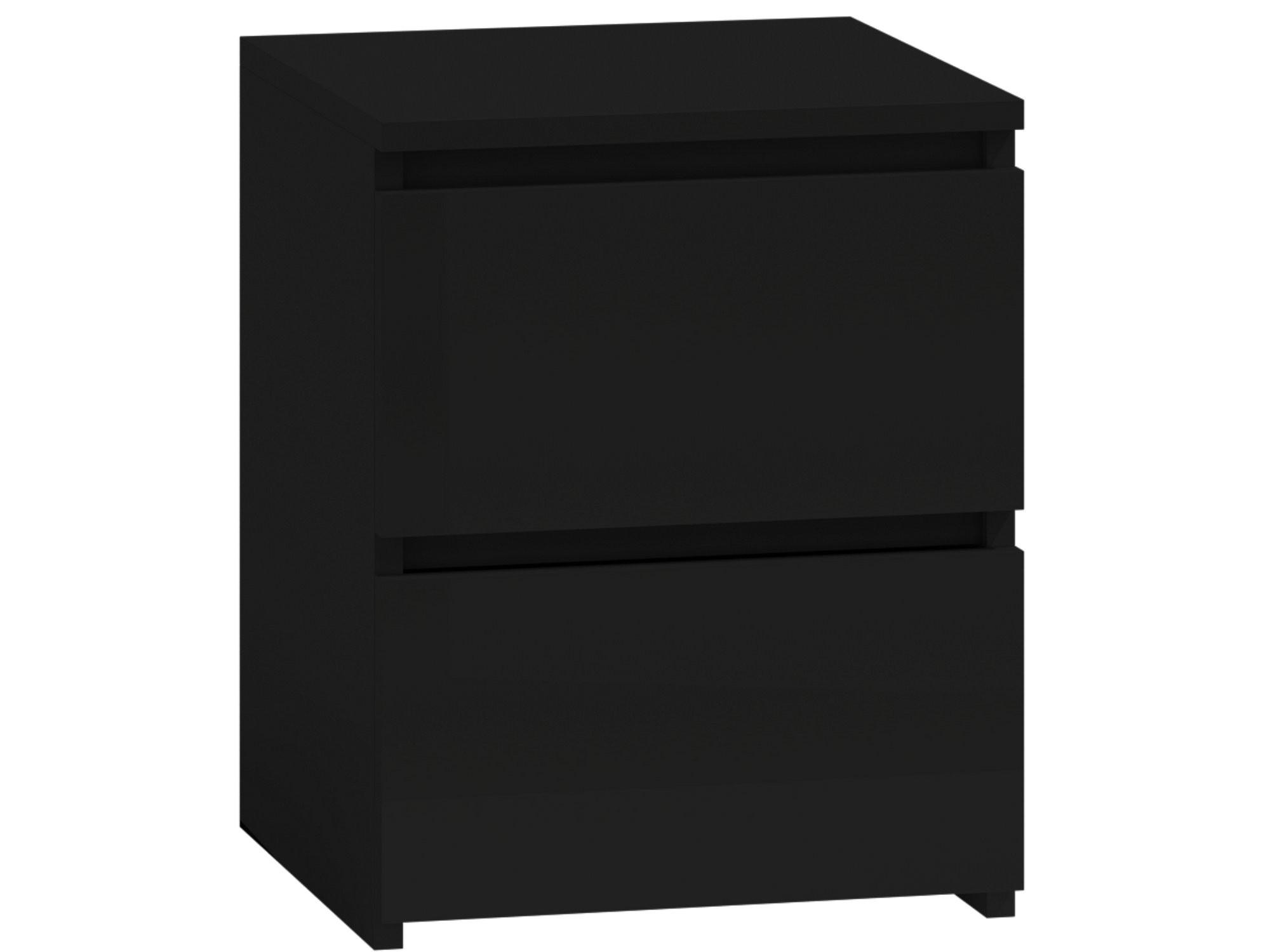 NACHTTISCH MALWA M2 - SCHWARZ - Schwarz, Holzwerkstoff (30/40/30cm) - CDF
