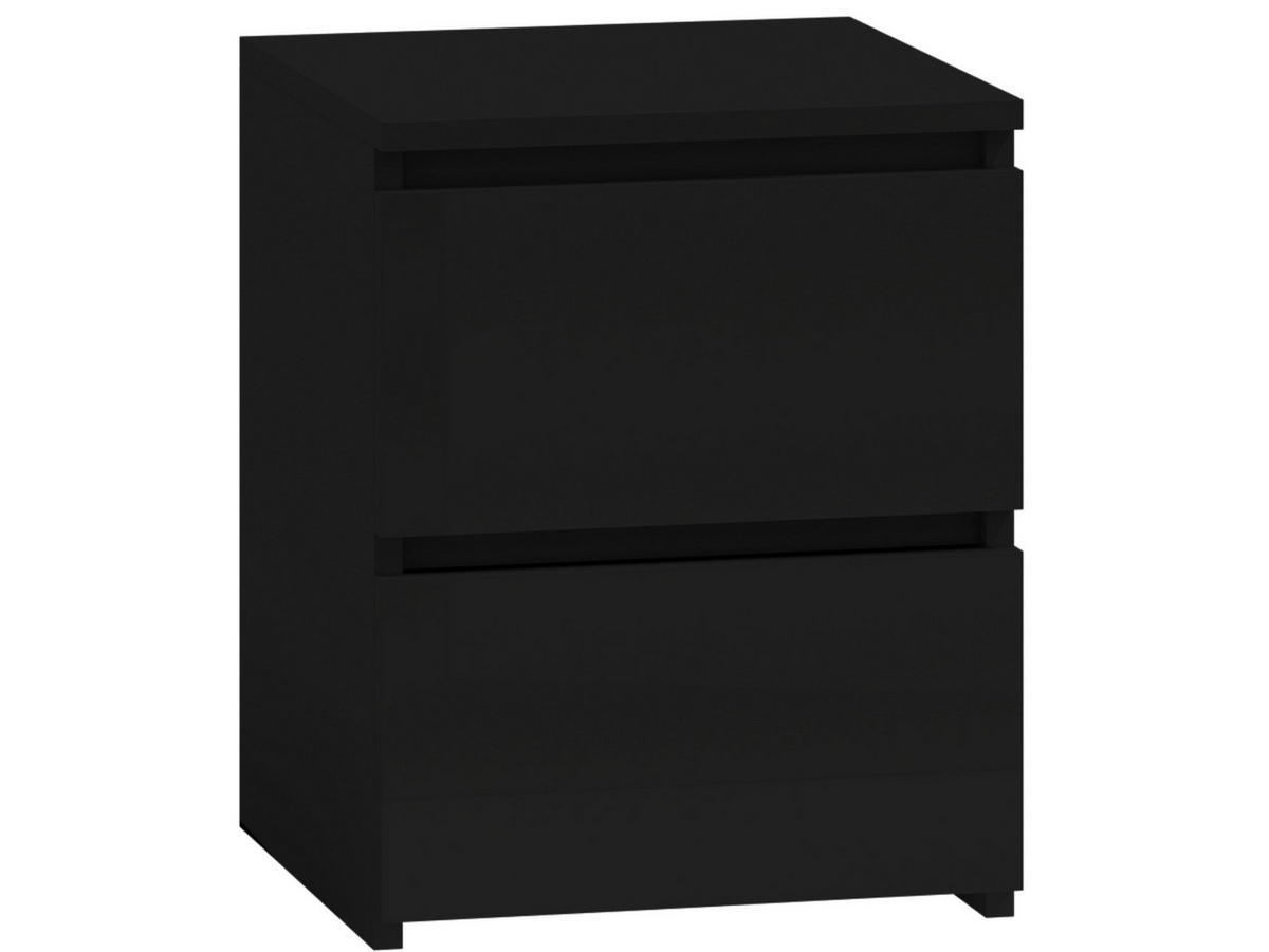 NACHTTISCH MALWA M2 - SCHWARZ - Schwarz, Holzwerkstoff (30/40/30cm) - CDF