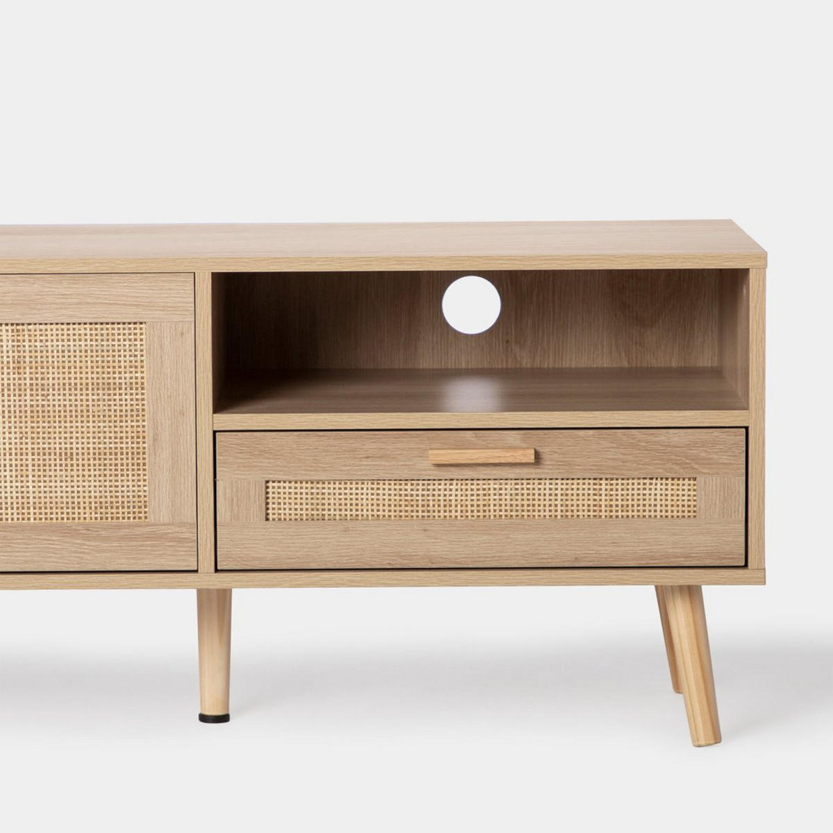 TV-ELEMENT Tahiti Natürlich 160 cm x 50 cm - Naturfarben, Holzwerkstoff (160/50/40cm)