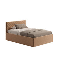 POLSTERBETT 100x200 cm Bonnellfederkernmatratze H2 in Beige - Beige, Textil (100/200cm) - Home Collective