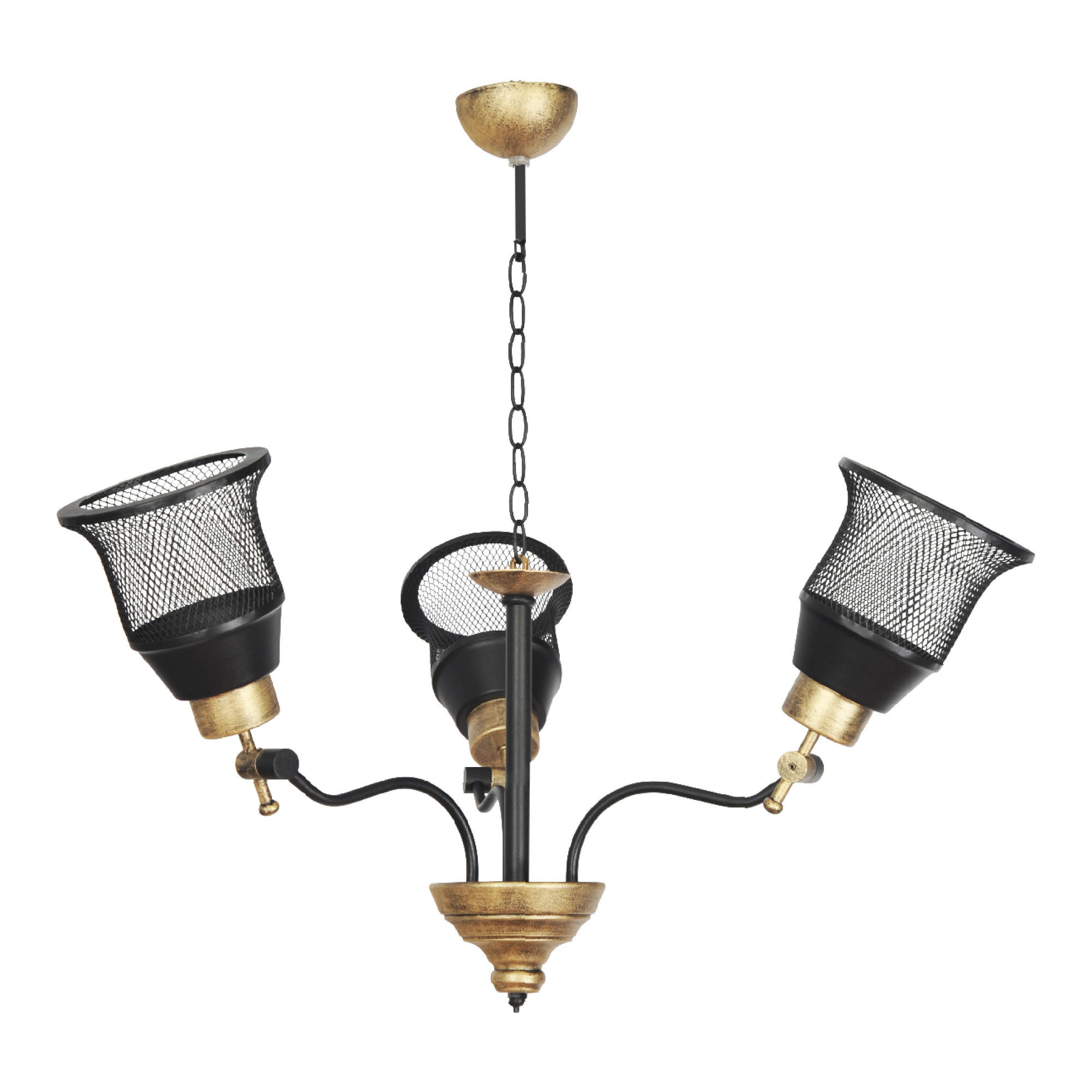 HÄNGELEUCHTE Langport - Schwarz, Metall (69/69/70cm) - lux.pro