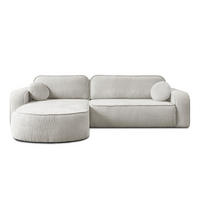 ECKCOUCH VENUS II mit Bettkasten, Coral 65 - Creme, Textil (275/178cm) - Lookway