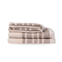 FROTTIERSET Morning Dunes 4-teilig, Baumwolle - Beige, Textil (70/140cm) - SOWL