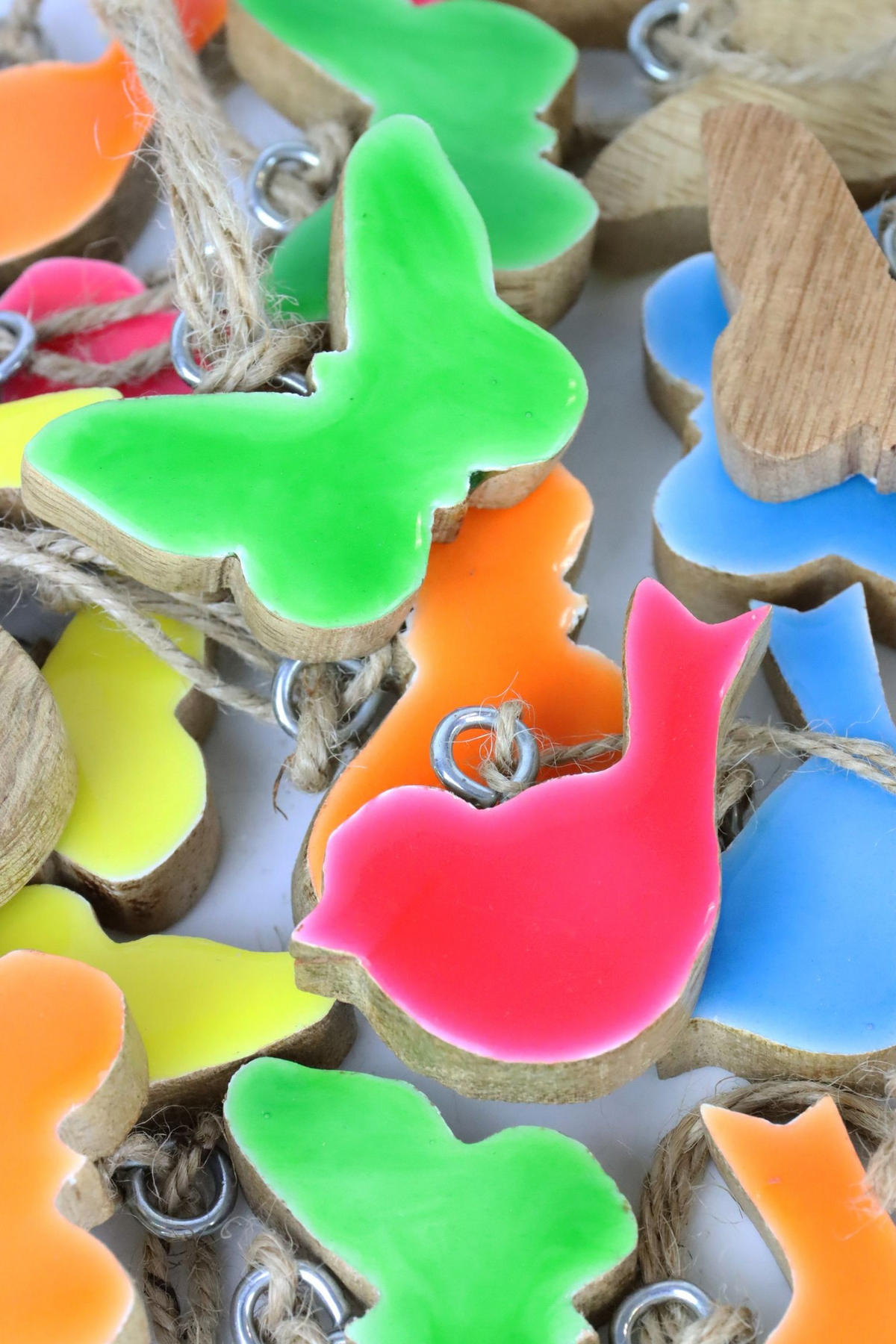 HOLZHÄNGER Springtime 41-tlg. - Multicolor, Holz (5/5/1cm) - FURNARO