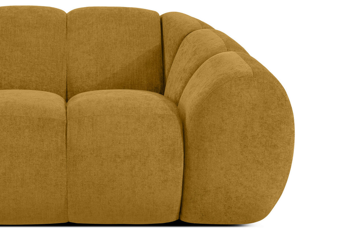 ECKSOFA LINKS FLAVA, Honigfarben - Honig, Holz/Holzwerkstoff (310/274cm) - KONSIMO®