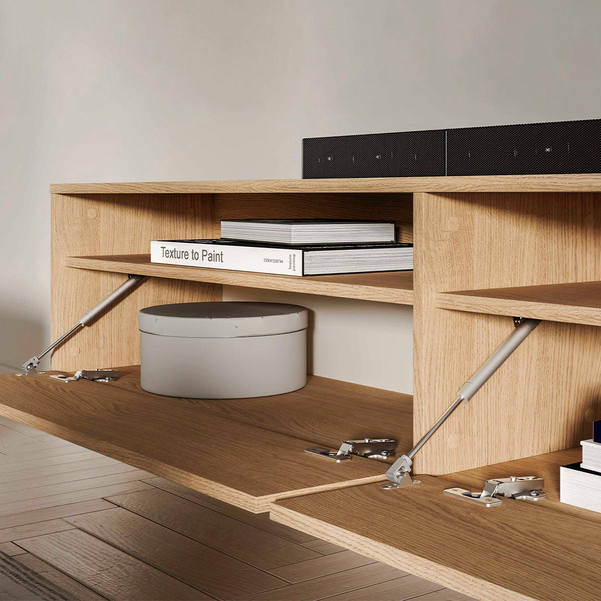 TV OMARICA Nila Les - rjava, leseni material (180/33/33cm) - Petits-meubles