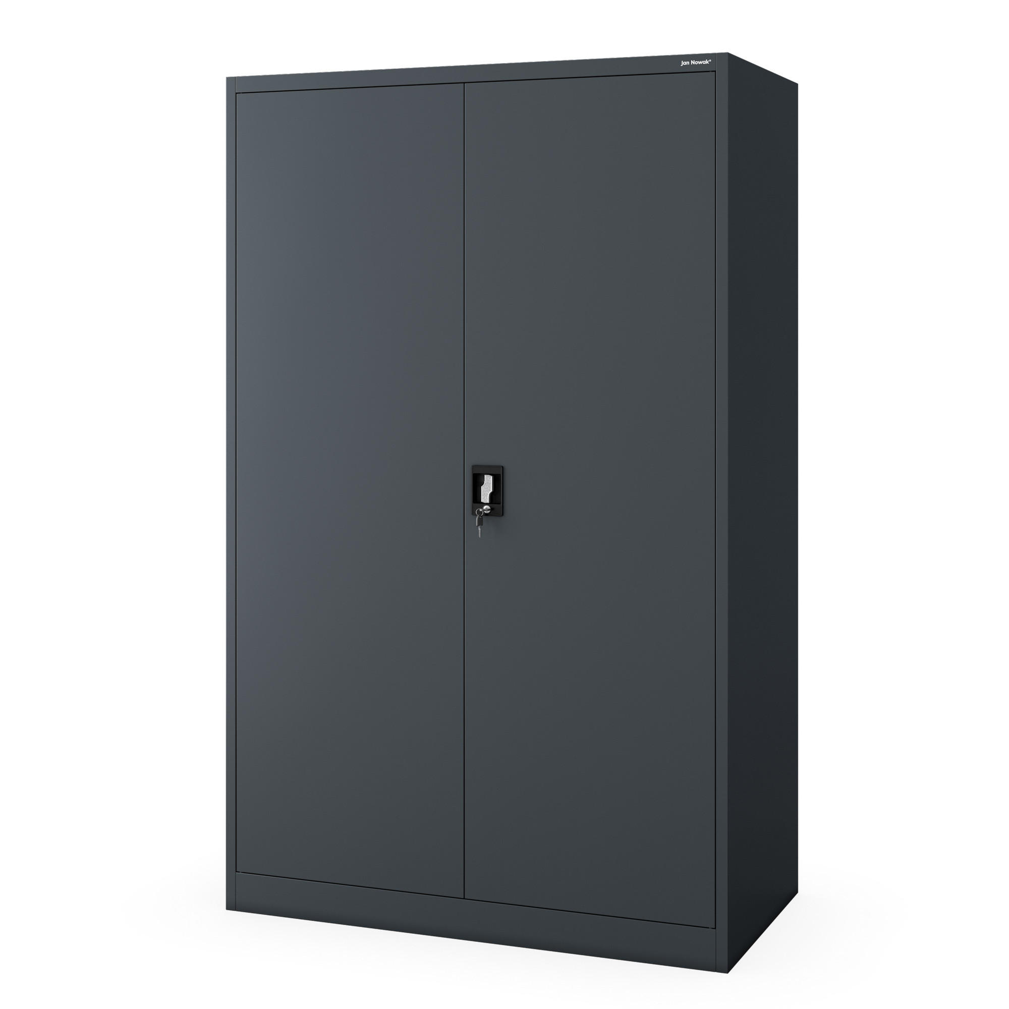 METALL-BÜROSCHRANK JAN II D600 - Anthrazit, Metall (115/185/60cm) - Jan Nowak