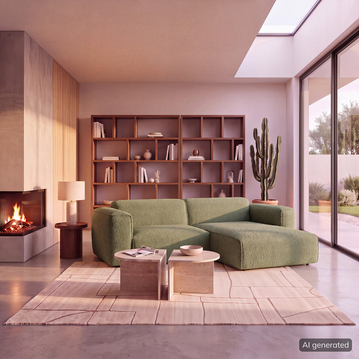 1,5-SITZER ECKSOFA mit Longchair - Schwarz/Grün, Kunststoff/Textil (260/173cm) - home24