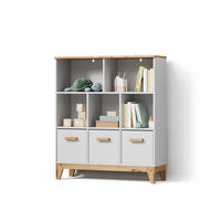 KINDERREGAL Mailo Weiß/Artisan 98.4 x 113.4 cm XL mit 3 Schubladen - Weiß/Eiche Artisan, Holzwerkstoff (98.4/113.4/32.6cm) - Livinity®