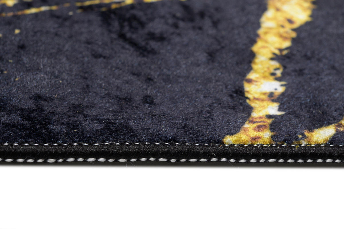 TEPPICH TOSCANA Schwarz 160/230 cm - Schwarz, Textil (160/230cm) - Tapiso