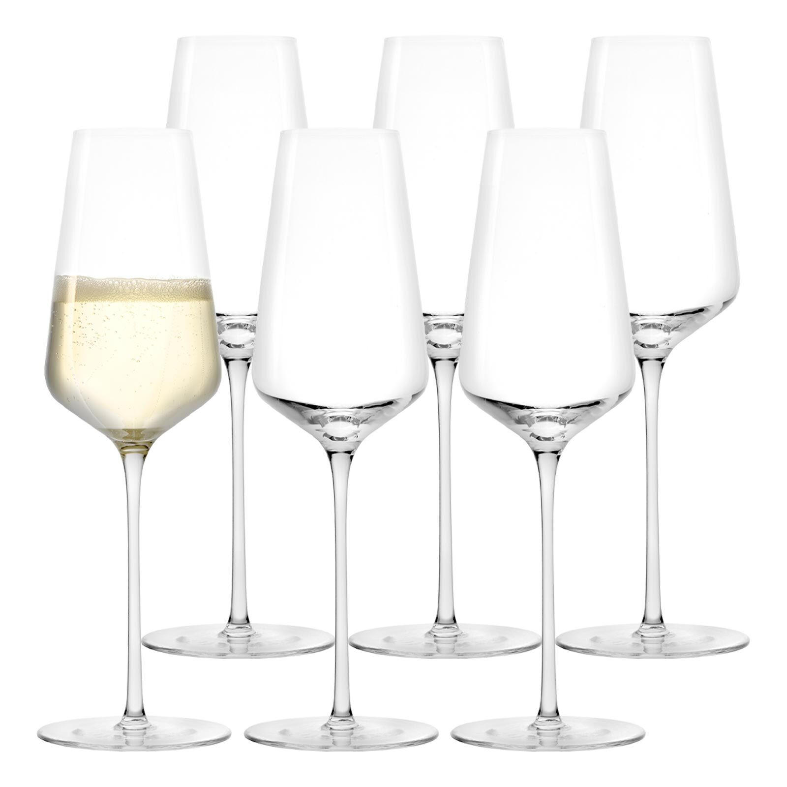 CHAMPAGNERGLÄSER Starlight transparent 290 ml 6er Set - Transparent, Glas (0.29L) - Stölzle Lausitz