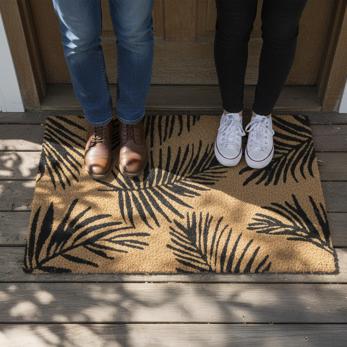 ROHOŽ - různobarevná, textil/plast (60/40cm) - Relaxdays