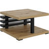 KAFFEETISCH 60x60x32 cm - Artisan Eiche Optik / Schwarz - YOTO - Buchefarben, Holzwerkstoff (60/60/32cm) - ALTDECOR