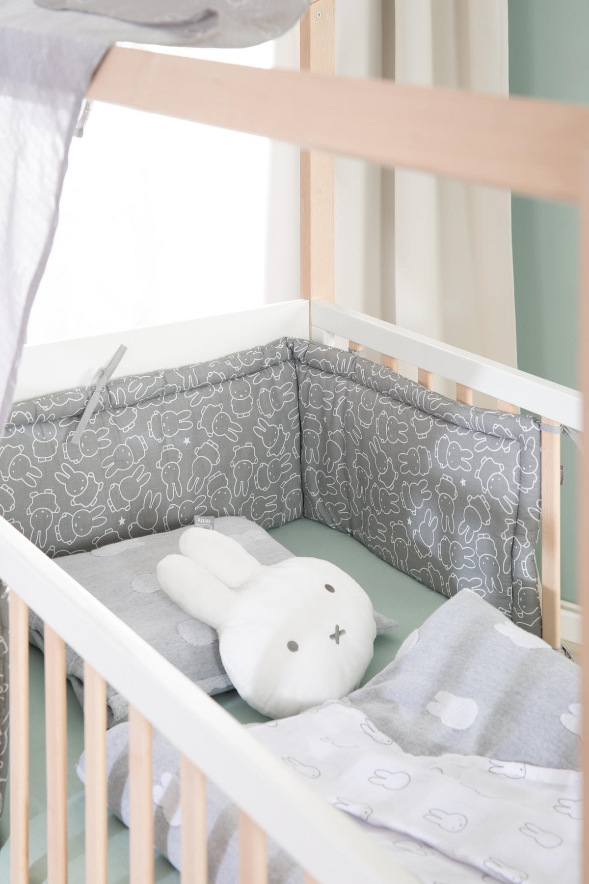NESTCHEN miffy® - Grau, Textil (170/3cm) - Roba
