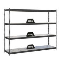 SCHWERLASTREGAL METAL BEAST FOUR | HxBxT 200x210x45cm | Fachlast 500kg | Anthrazit - Anthrazit, Metall (210/200/45cm) - PROREGAL