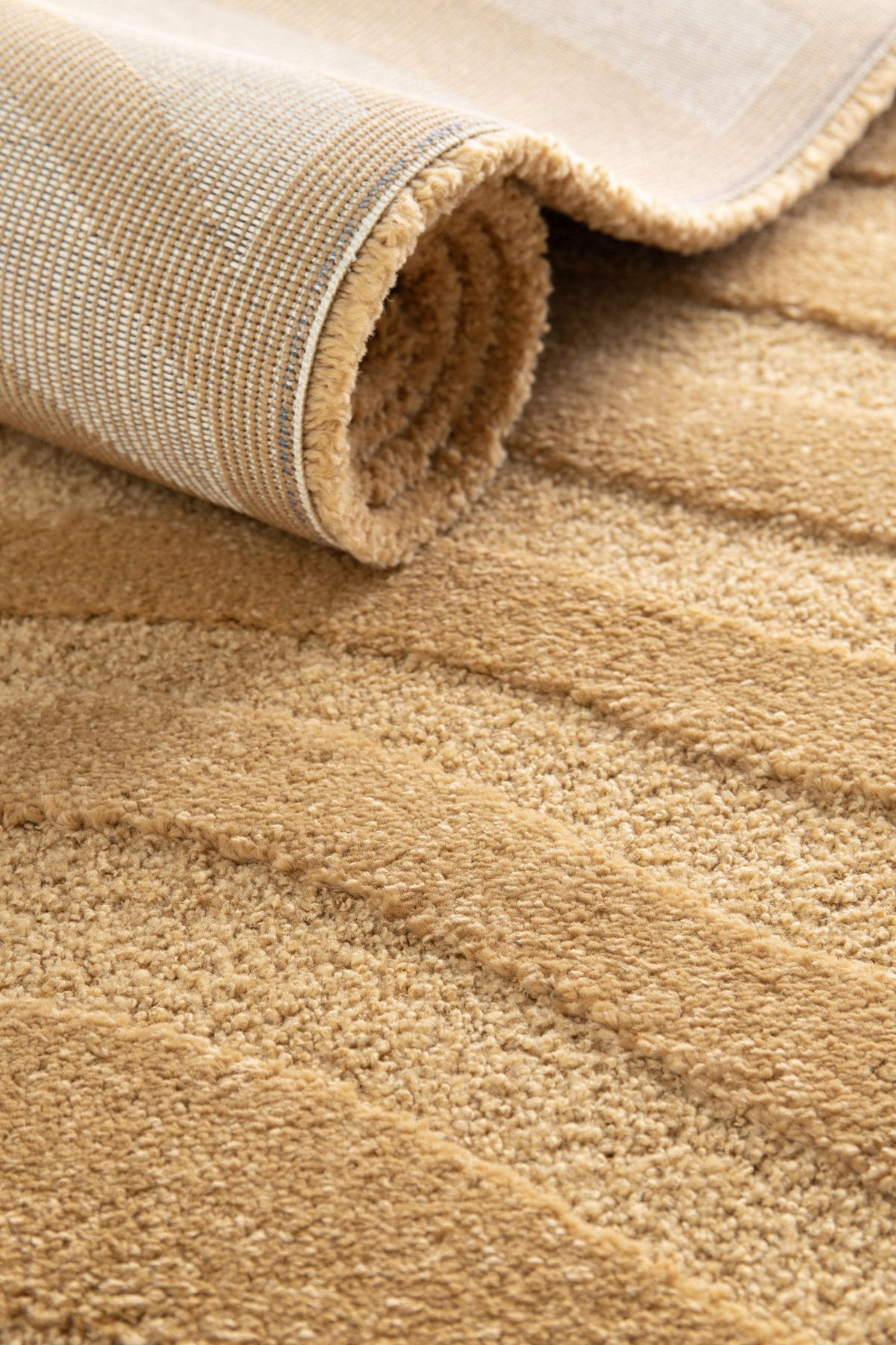 TEPPICH mit sehr weichem Reliefeffekt bruin - Braun, Textil (160/230cm) - AFK Living