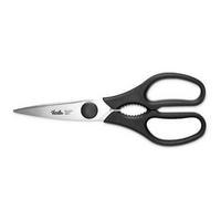 KÜCHENSCHERE PROFI 20 cm Edelstahl Schwarz - Silberfarben/Schwarz, Kunststoff/Metall (20cm) - Fissler