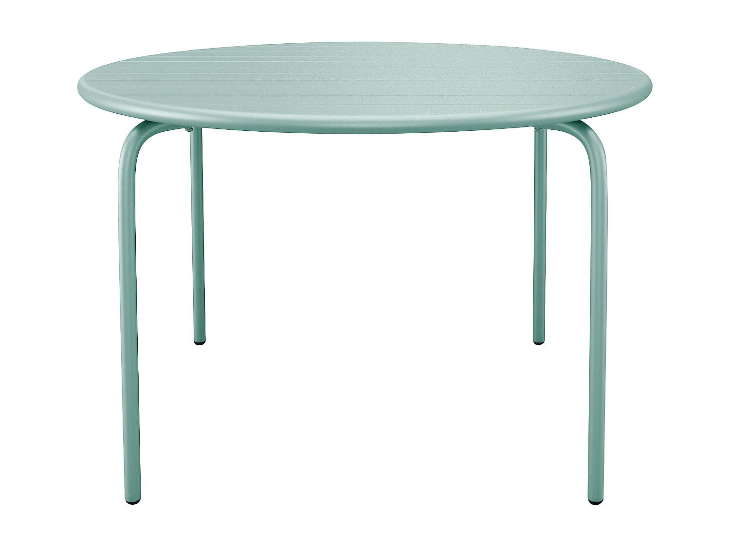 GARTENTISCH - 6 Personen - Metall - Mandelgrün - - Salbeigrün, Metall (130/130/74cm) - Vente-Unique