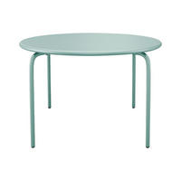 GARTENTISCH - 6 Personen - Metall - Mandelgrün - - Salbeigrün, Metall (130/130/74cm) - Vente-Unique