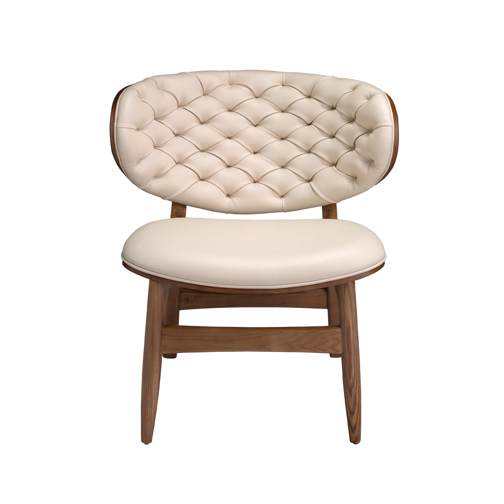 SESSEL Sand Walnuss 78/69/80 - Sandfarben, Textil (78/80/69cm) - ANGEL CERDA