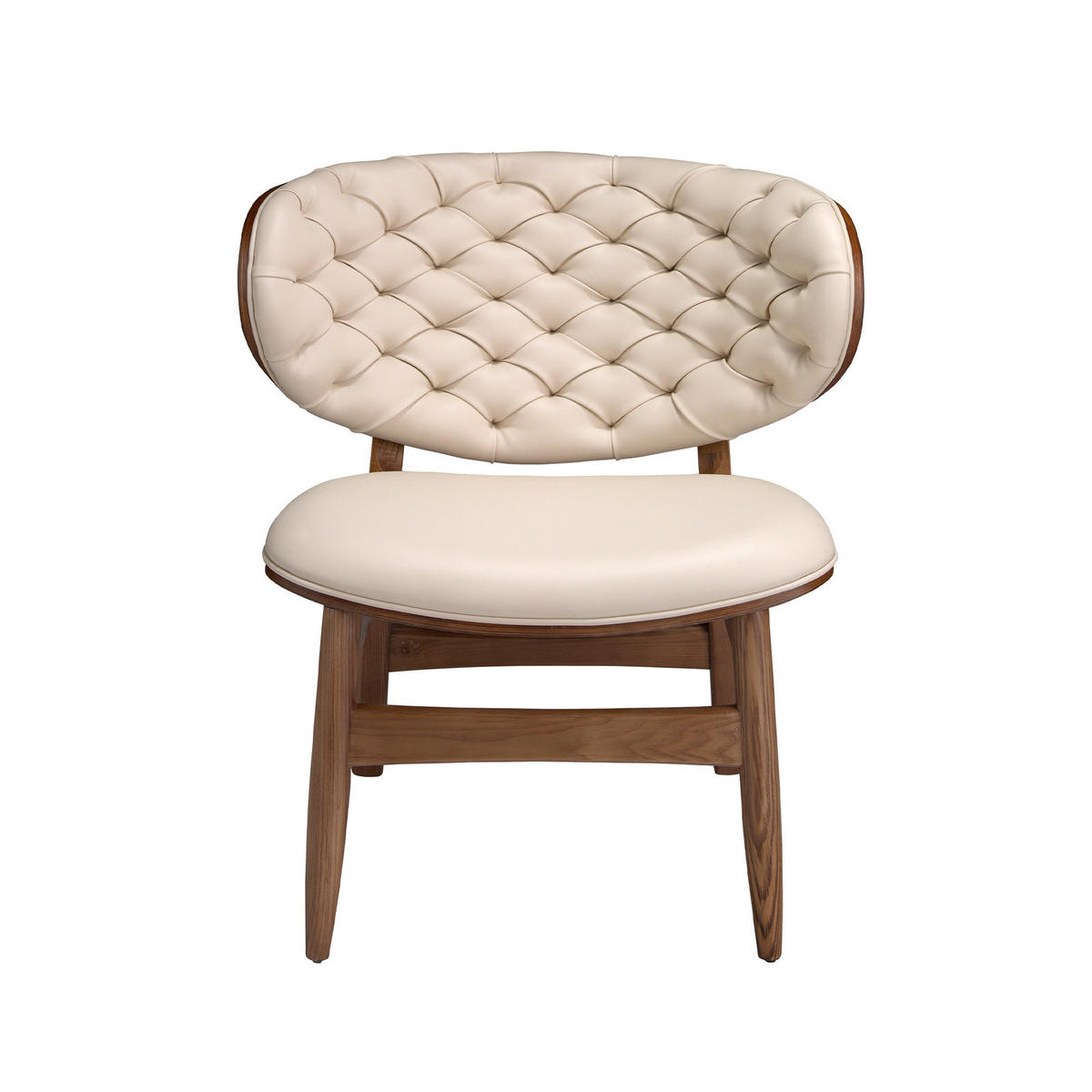 SESSEL Sand Walnuss 78/69/80 - Sandfarben, Textil (78/80/69cm) - ANGEL CERDA
