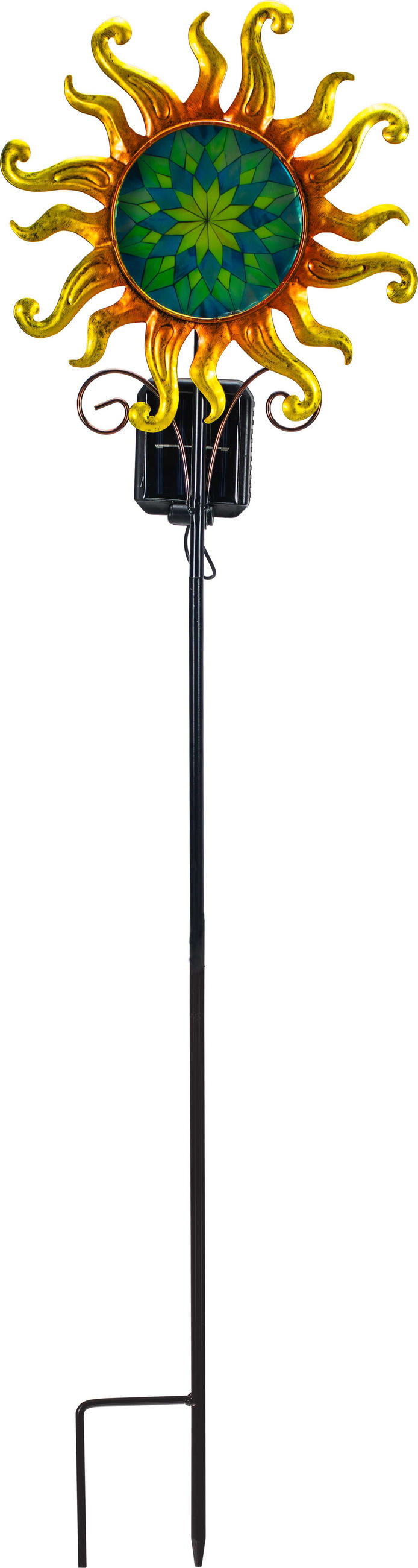 LED-SOLAR-GARTENSTECKER - mit Dämmerungssensor und Solarpanel für stilvolle Außenbeleuchtung, 1er-Set - Weiß, Kunststoff (3/23/90cm) - Northpoint