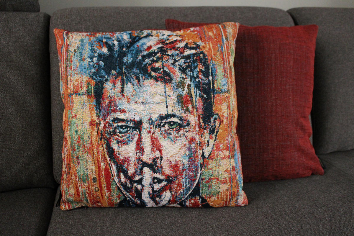 KISSENHÜLLE STARS - Dunkelorange/Multicolor, Textil (45/45cm) - Yve! decoration