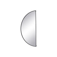 SPIEGEL halbrund Design - 50 x 100 cm - Schwarz - GAVRA - Schwarz, Metall (50/100/1cm) - Vente-Unique
