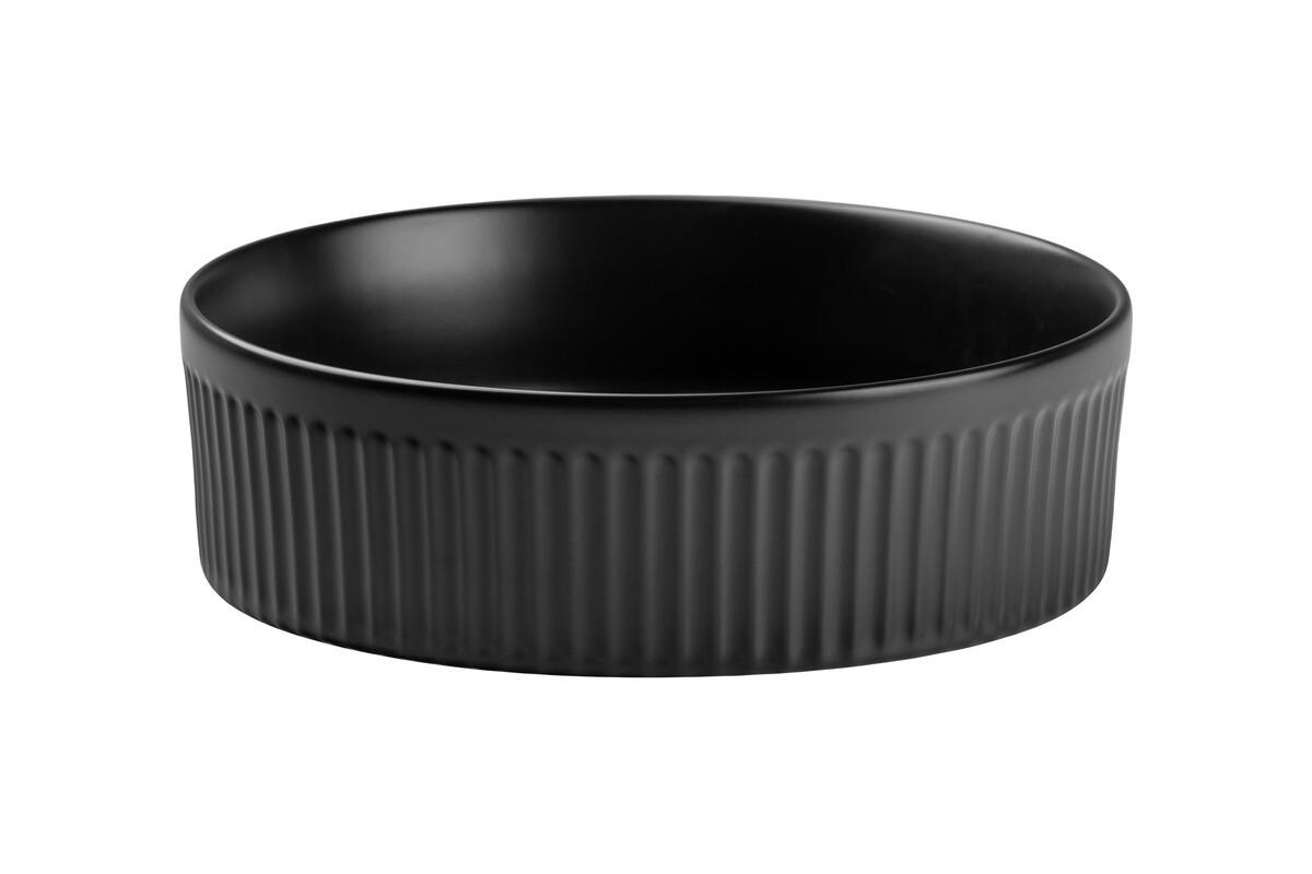 AUFSATZWASCHBECKEN 36 cm - BEYOND 2 BM291 in Schwarz/Matt - Schwarz, Keramik (36/12/36cm)