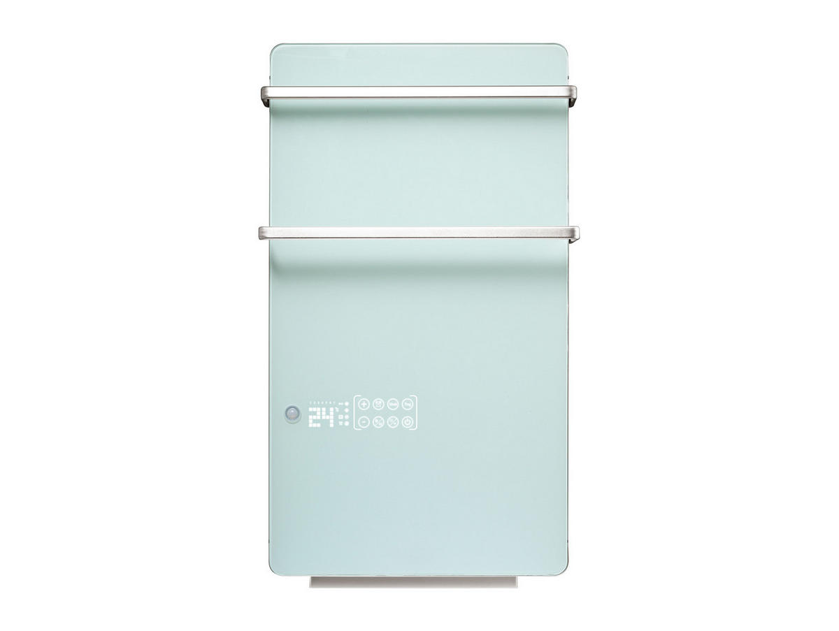 HANDTUCHTROCKNER Weiß mit Elektrosystem und Wandhalterung 2000 W - Weiß, Metall (46/80/17cm) - Purline