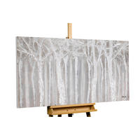 ACRYLBILD HANDGEMALT 120/60 cm - Grau, Holz/Textil (120/60cm) - KUNSTLOFT