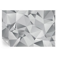 FOTOTAPETE 152x104 cm - Abstrakte Geometrie - Weiß, Textil (152/104cm) - Wallfluent
