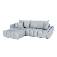 ECKSOFA Collin Mit Schlaffunktion - Hellgrau, Holzwerkstoff/Textil (280/185cm) - Fun Möbel