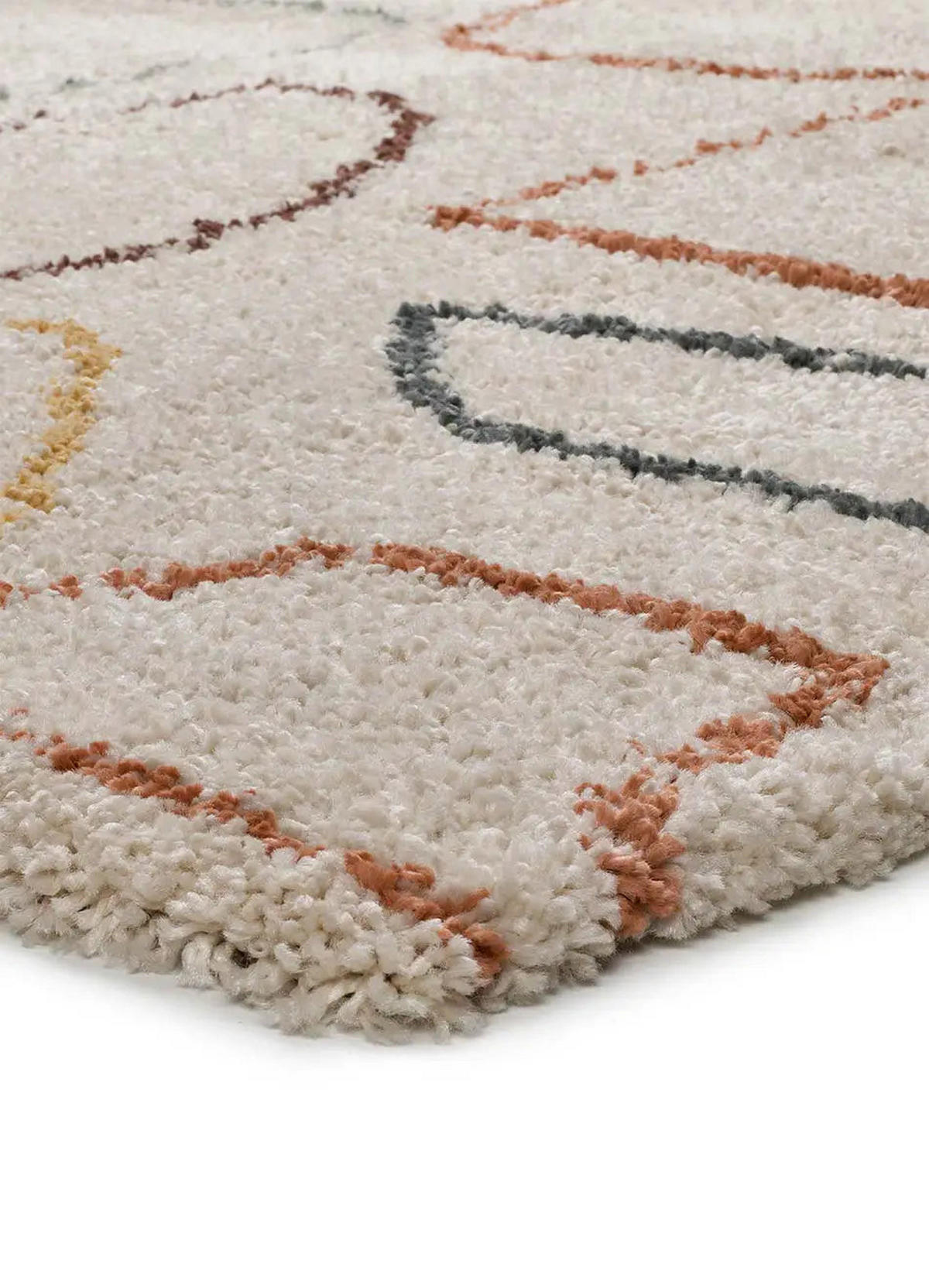 HOCHFLORTEPPICH Mehrfarbig Maris 160/230 cm - Beige/Multicolor, Naturmaterialien/Textil (160/230cm) - Atticgo