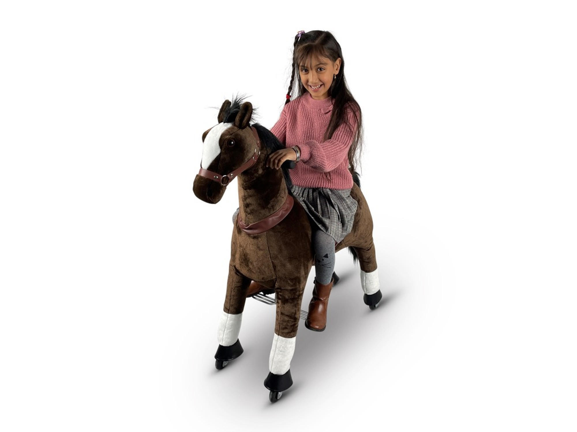 REITPFERD Nella dunkelbraun Größe M - Dunkelbraun, Kunststoff (85/33/105cm) - TPFLiving