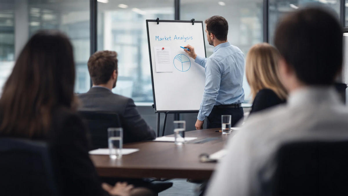 MAGNETISCHES Whiteboard-Flipchart 90x60 cm, Schwarz - Schwarz, Metall (100/70/1.2cm) - ALLboards