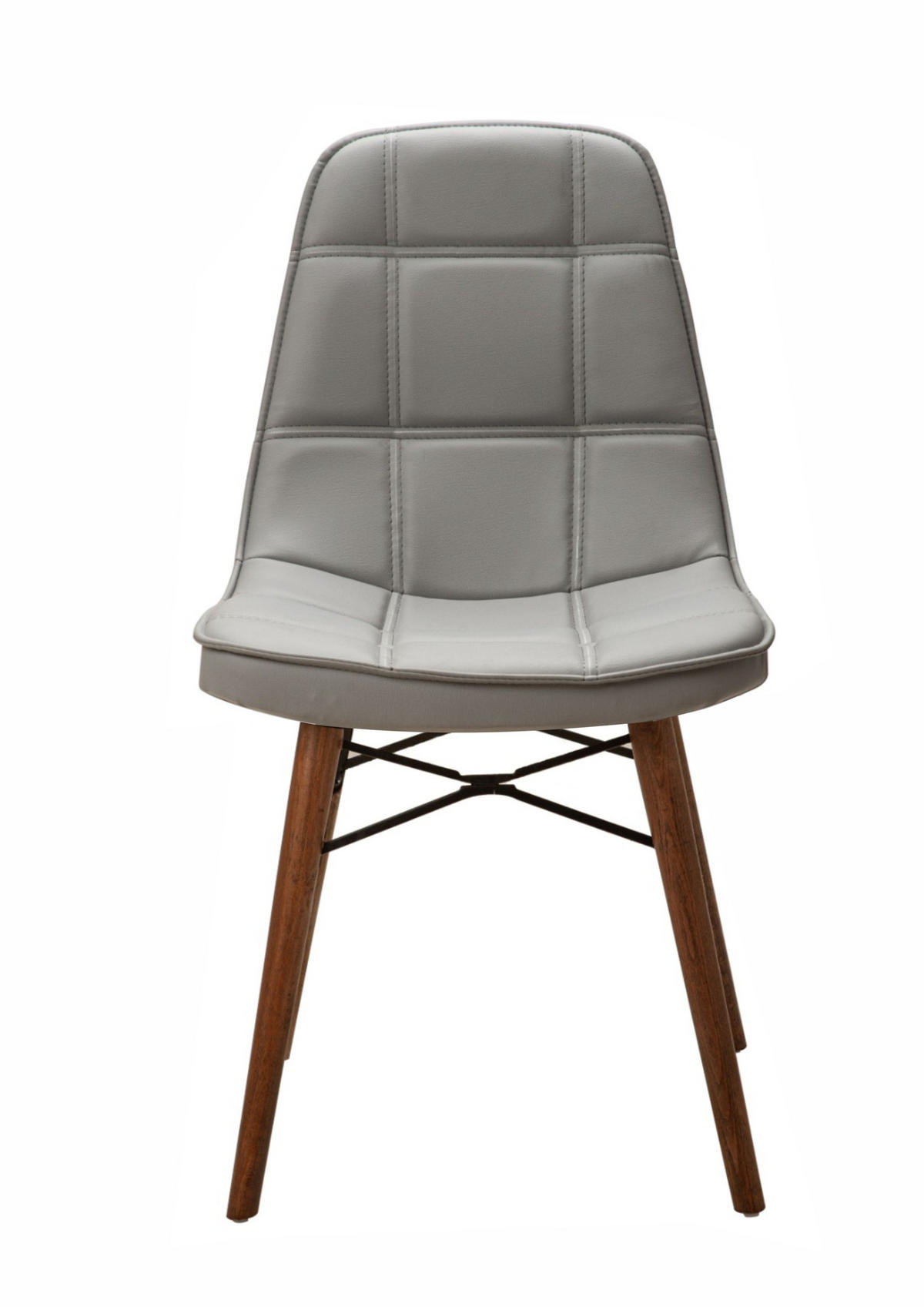 STUHL DENVER mit Metallgestell - Anthrazit, Leder (46/86/46cm) - Stuhlmann