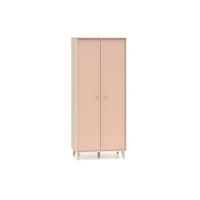 KINDERKLEIDERSCHRANK MEVEL Rosa 80x51x190 cm - Pink, Holzwerkstoff (80/190/51cm) - FURNLUX