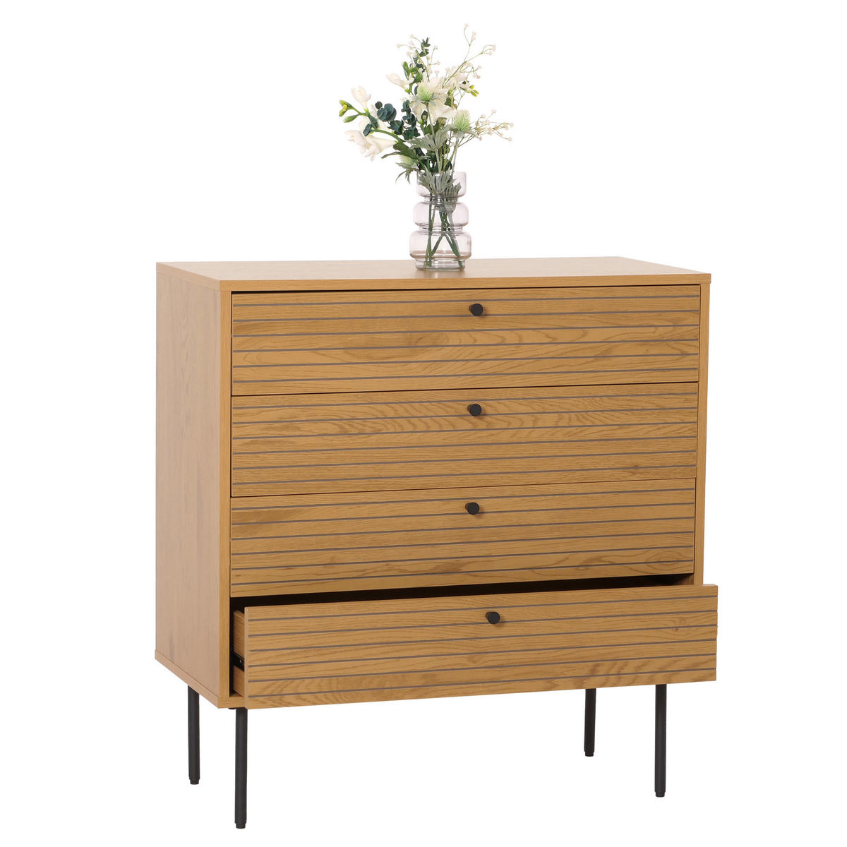 KOMMODE Braun - Braun, Holz (80/85/40cm) - MCW