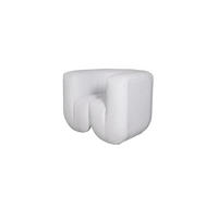 SESSEL NUA Weiß 100x85x75 cm - Weiß, Textil (100/75/85cm) - FURNLUX